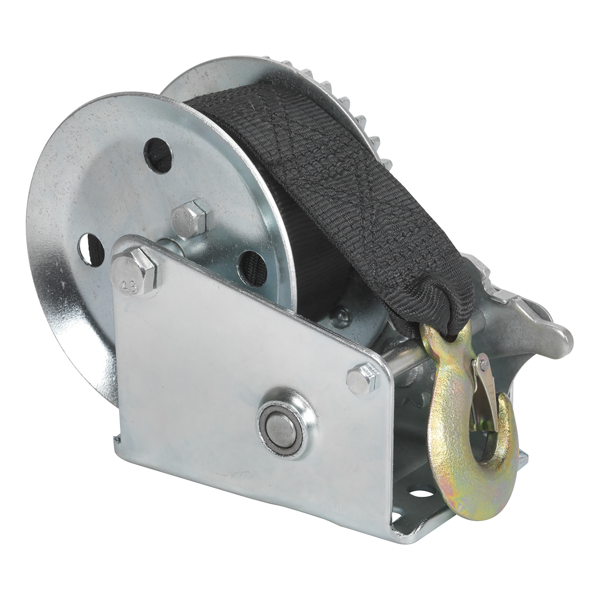 Sealey GWW1200M Geared Hand Winch with Webbing Strap 540kg Capacity - additional view 2