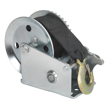 Sealey GWW1200M Geared Hand Winch with Webbing Strap 540kg Capacity - additional view 2