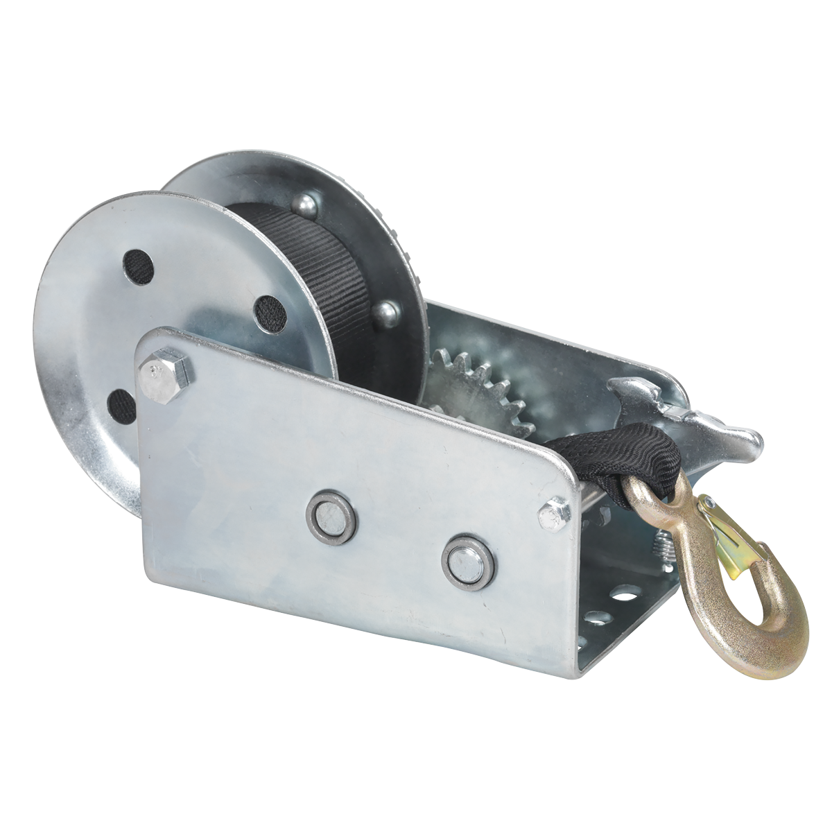 Sealey GWW2000M Geared Hand Winch with Webbing Strap 900kg Capacity - additional view 2