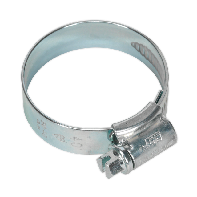 Sealey HCJ1X HI-GRIP® Zinc Plated Hose Clip 30-40mm - Pack of 20