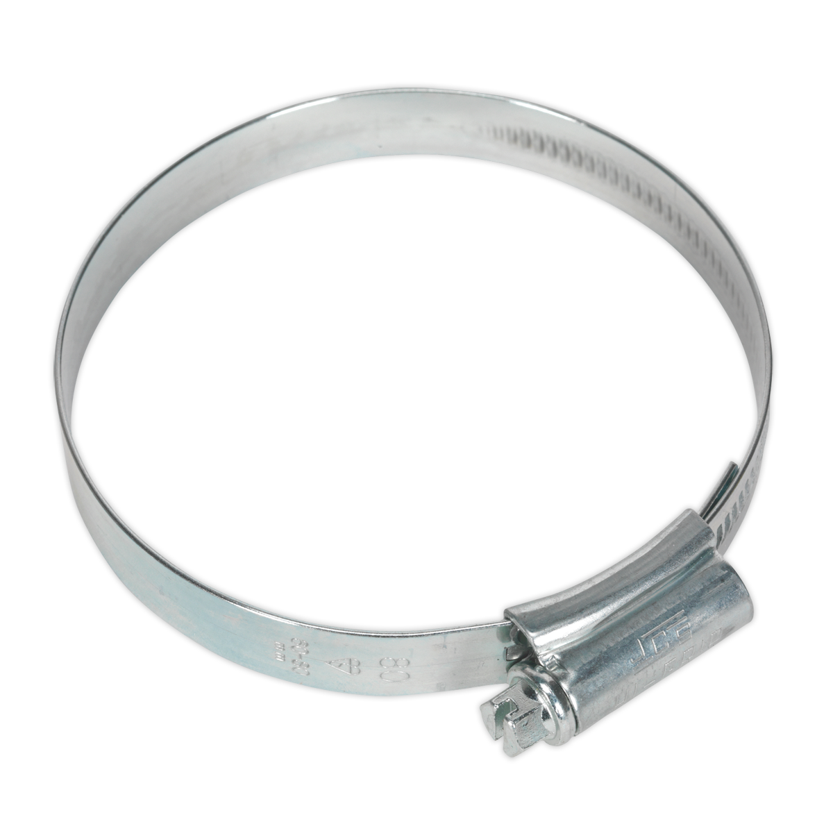 Sealey HCJ3X HI-GRIP® Zinc Plated Hose Clip 60-80mm - Pack of 10