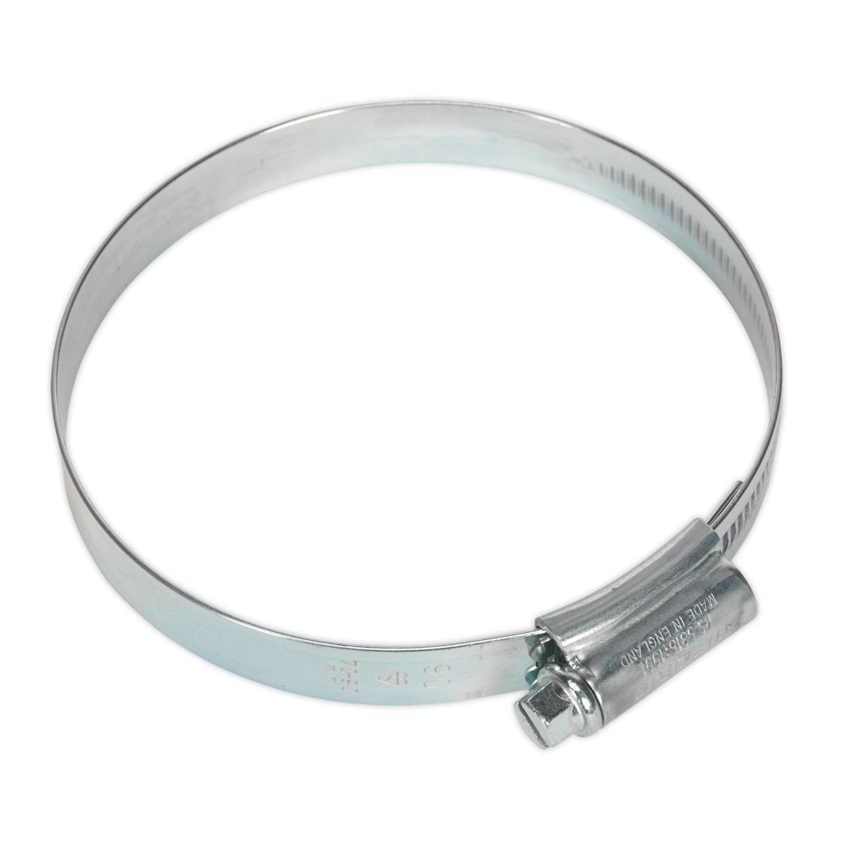 Sealey HCJ4 HI-GRIP® Zinc Plated Hose Clip 70-90mm - Pack of 10