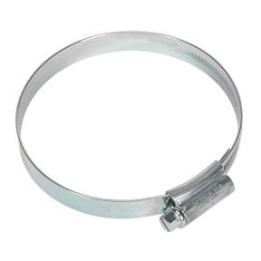 Sealey HCJ4 HI-GRIP® Zinc Plated Hose Clip 70-90mm - Pack of 10