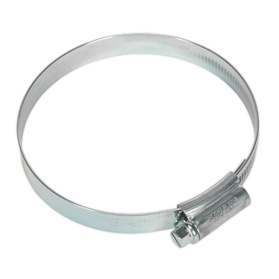 Sealey HCJ4 HI-GRIP® Zinc Plated Hose Clip 70-90mm - Pack of 10