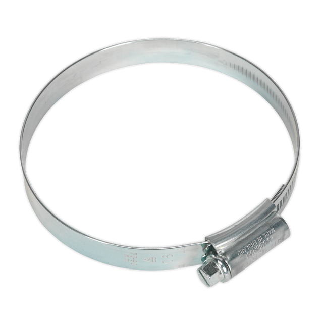 Sealey HCJ4 HI-GRIP® Zinc Plated Hose Clip 70-90mm - Pack of 10