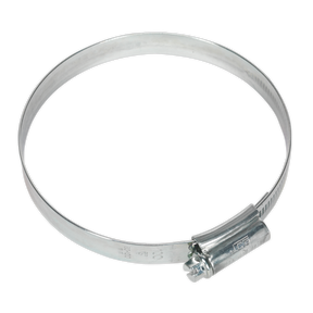 Sealey HCJ4X HI-GRIP® Zinc Plated Hose Clip 80-100mm - Pack of 10
