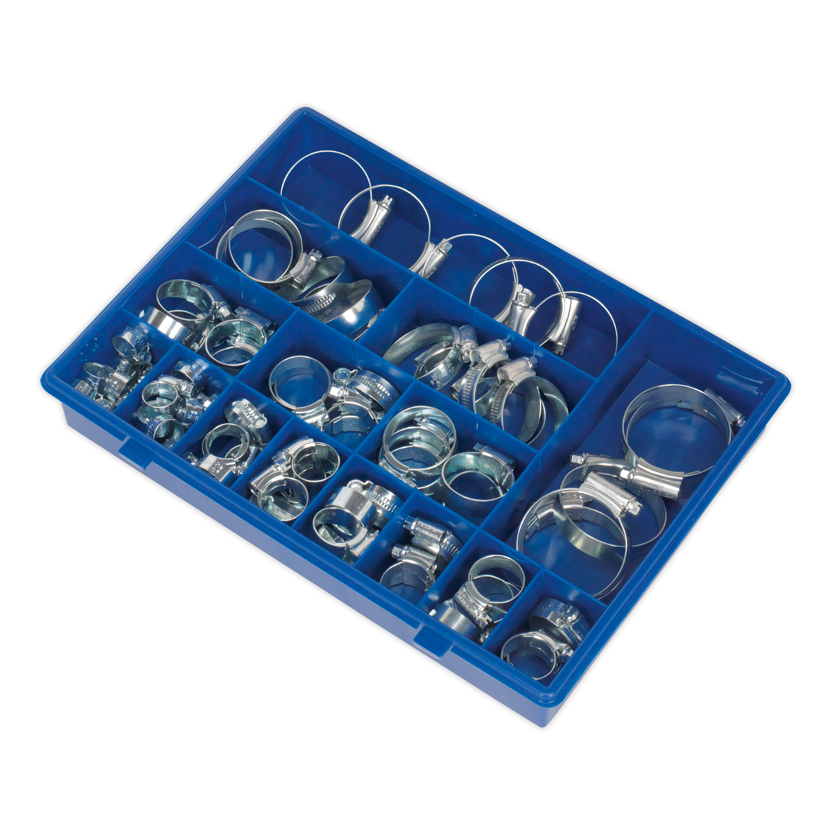 Sealey HCJ85AC HI-GRIP® Zinc Plated Hose Clip Assortment 9.5-55mm 81pc - additional view 4