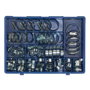 Sealey HCJ85AC HI-GRIP® Zinc Plated Hose Clip Assortment 9.5-55mm 81pc - additional view 7