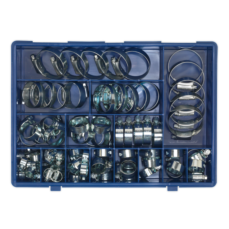 Sealey HCJ85AC HI-GRIP® Zinc Plated Hose Clip Assortment 9.5-55mm 81pc - additional view 7