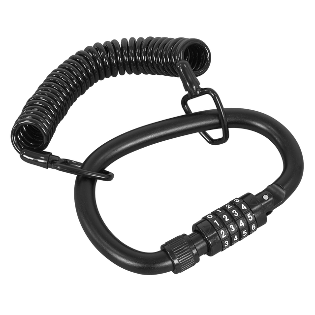 Sealey HGL02 Helmet/Gear Lock with Cable