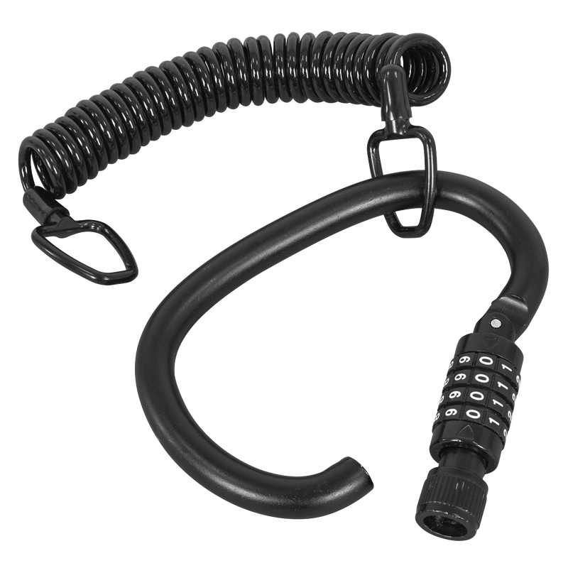 Sealey HGL02 Helmet/Gear Lock with Cable - additional view 7