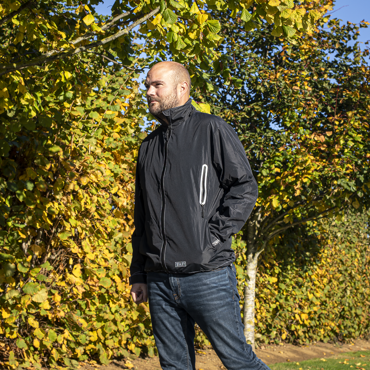 Sealey HJ08KIT 5V Heated Rain Jacket with Power Bank 20Ah - X-Large - additional view 17