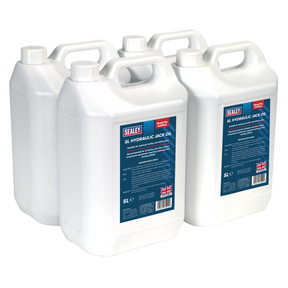 Sealey HJO/5L Hydraulic Jack Oil 5L - Pack of 4