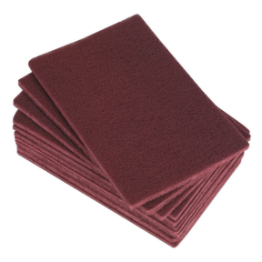 Sealey HP1523M Abrasive Finishing Pad 150 x 230mm, Medium - Pack of 10