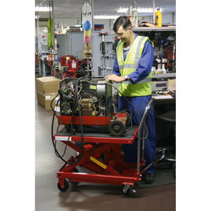Sealey HPT500 Hydraulic Scissor Lift Platform Table 500kg Capacity - additional view 3