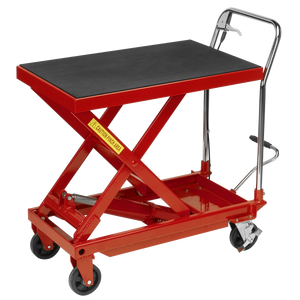 Sealey HPT500 Hydraulic Scissor Lift Platform Table 500kg Capacity