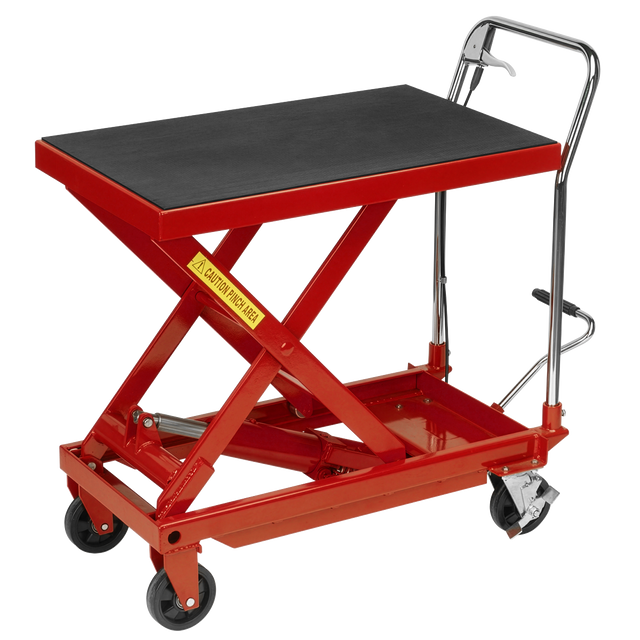 Sealey HPT500 Hydraulic Scissor Lift Platform Table 500kg Capacity