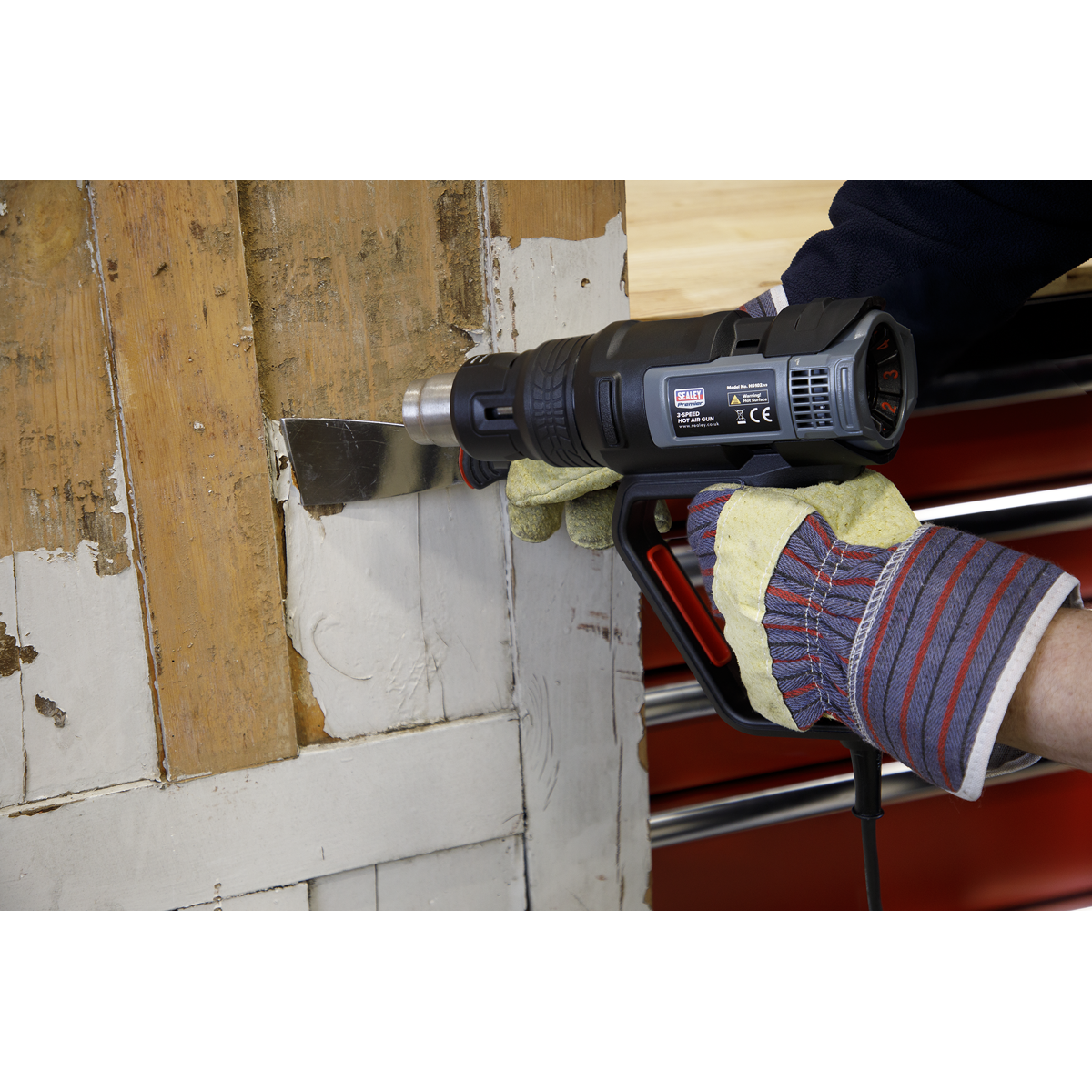 Sealey HS102 Premier 2000W 3-Speed Heat Gun 50-600°C - additional view 6