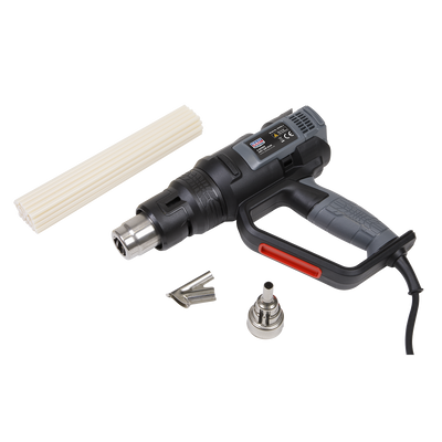 Sealey HS102K Premier Plastic Welding Kit including HS102 Heat Gun