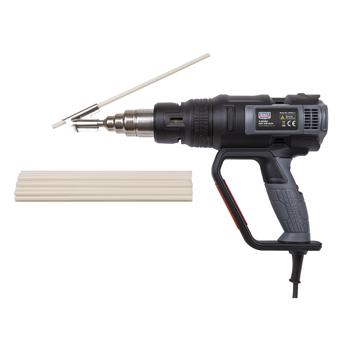 Sealey HS102K Premier Plastic Welding Kit including HS102 Heat Gun - additional view 2