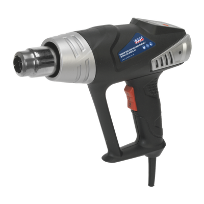 Sealey HS104K 2000W Deluxe Heat Gun Kit with LCD Display 80-600°C