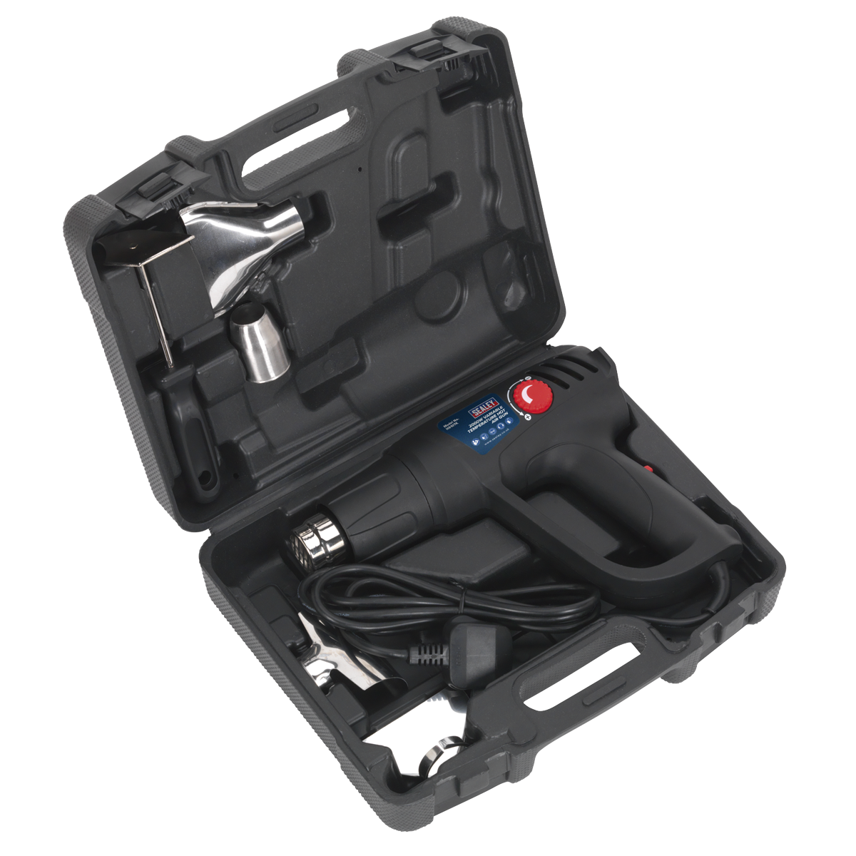 Sealey HS107K 2000W Variable Temperature Heat Gun Kit 50-450°C/90-600°C - additional view 6