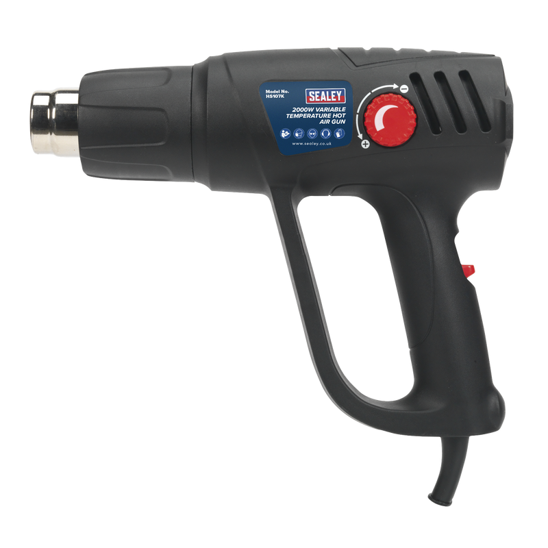 Sealey HS107K 2000W Variable Temperature Heat Gun Kit 50-450°C/90-600°C - additional view 9