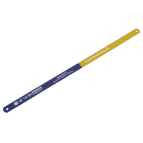 Sealey HSB0218 HSS Bi-Metal Hacksaw Blade 18tpi 300mm - Pack of 2
