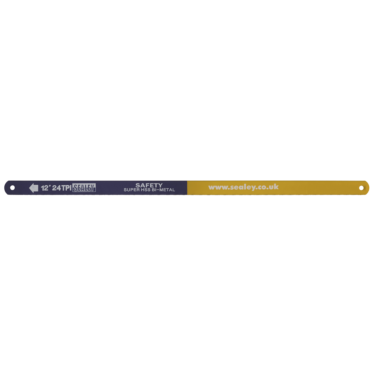 Sealey HSB0524 HSS Bi-Metal Hacksaw Blade 24tpi 300mm - Pack of 5 - additional view 4