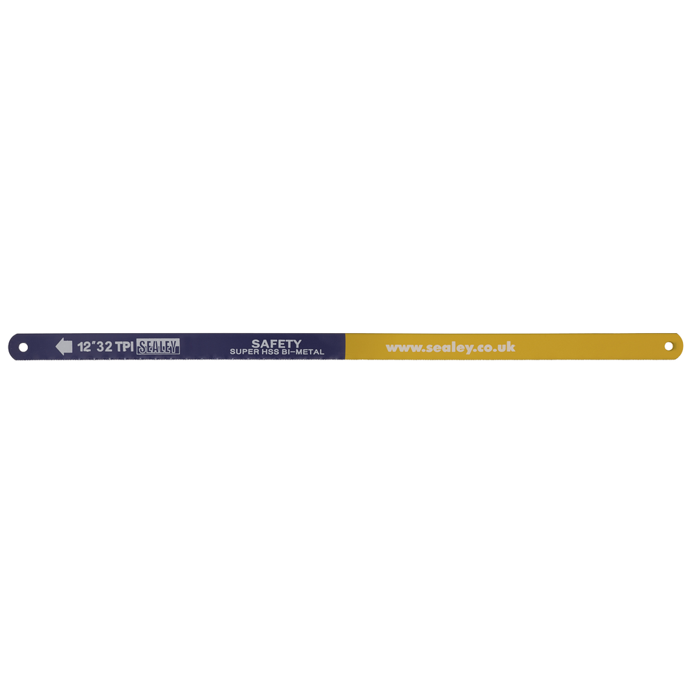 Sealey HSB0532 HSS Bi-Metal Hacksaw Blade 32tpi 300mm - Pack of 5 - additional view 4