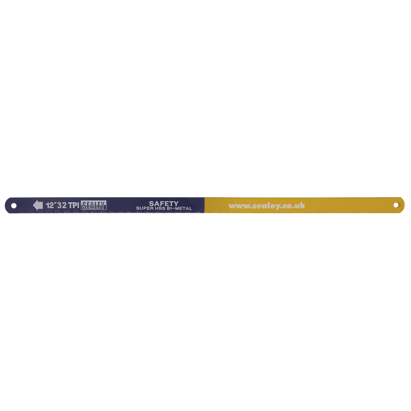 Sealey HSB0532 HSS Bi-Metal Hacksaw Blade 32tpi 300mm - Pack of 5 - additional view 4