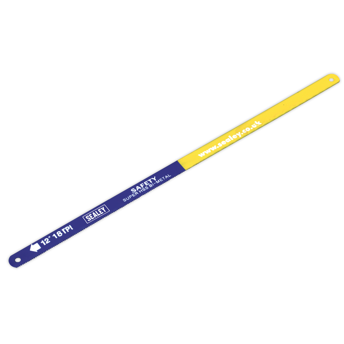 Sealey HSB1018 HSS Bi-Metal Hacksaw Blade 18tpi 300mm - Pack of 10