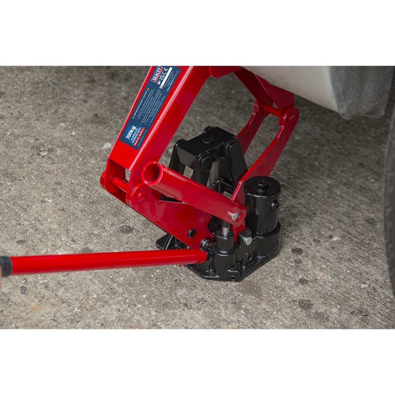 Sealey HSJ07 Hydraulic Scissor Jack 700kg Capacity - additional view 3