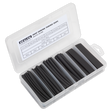 Sealey HST100B Heat Shrink Tubing Assortment 100mm 95pc - Black