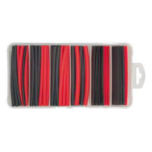 Sealey HST100BR Heat Shrink Tubing Assortment 100mm 95pc - Black & Red - additional view 4