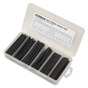 Sealey HST100B Heat Shrink Tubing Assortment 100mm 95pc - Black - additional view 3