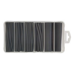 Sealey HST100B Heat Shrink Tubing Assortment 100mm 95pc - Black - additional view 4