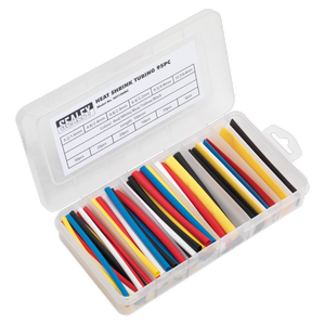 Sealey HST100MC Heat Shrink Tubing Assortment 100mm 95pc - Mixed Colours