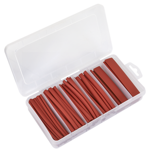 Sealey HST100R Heat Shrink Tubing Assortment 100mm 95pc - Red