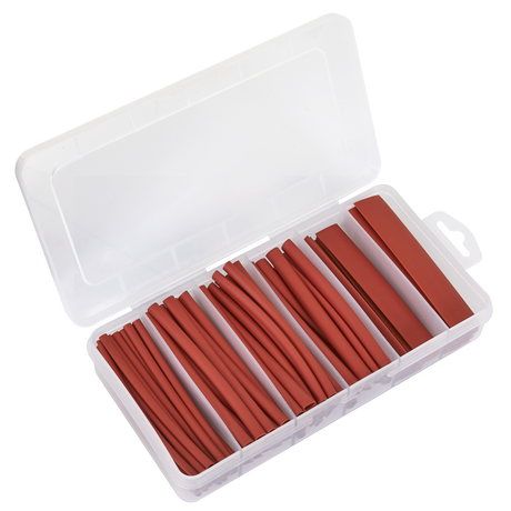 Sealey HST100R Heat Shrink Tubing Assortment 100mm 95pc - Red