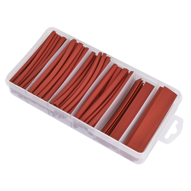 Sealey HST100R Heat Shrink Tubing Assortment 100mm 95pc - Red - additional view 5