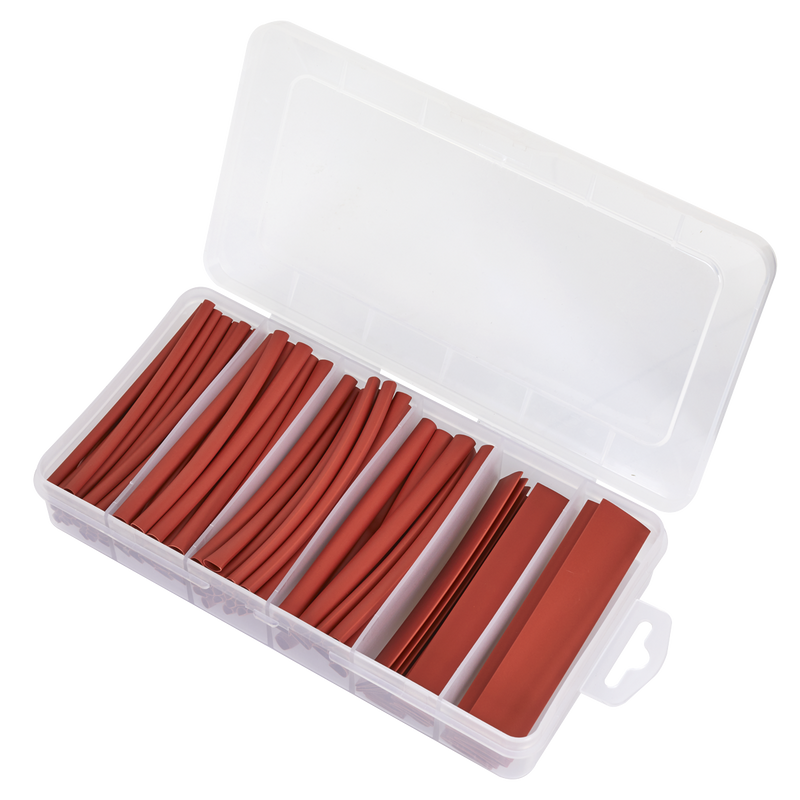 Sealey HST100R Heat Shrink Tubing Assortment 100mm 95pc - Red - additional view 2