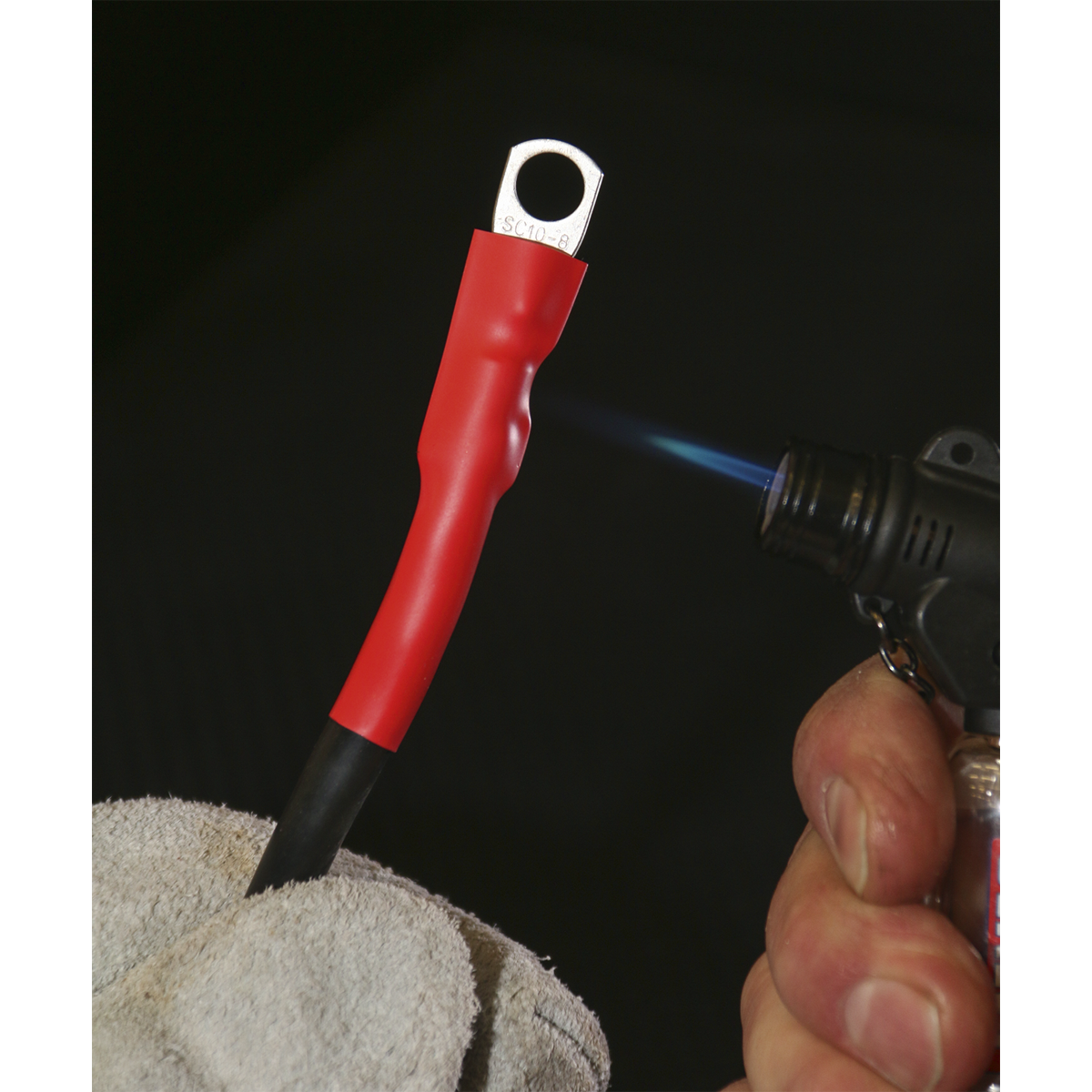 Sealey HST12708R Heat Shrink Tubing 12.7-6.4mm 8m - Red - additional view 2