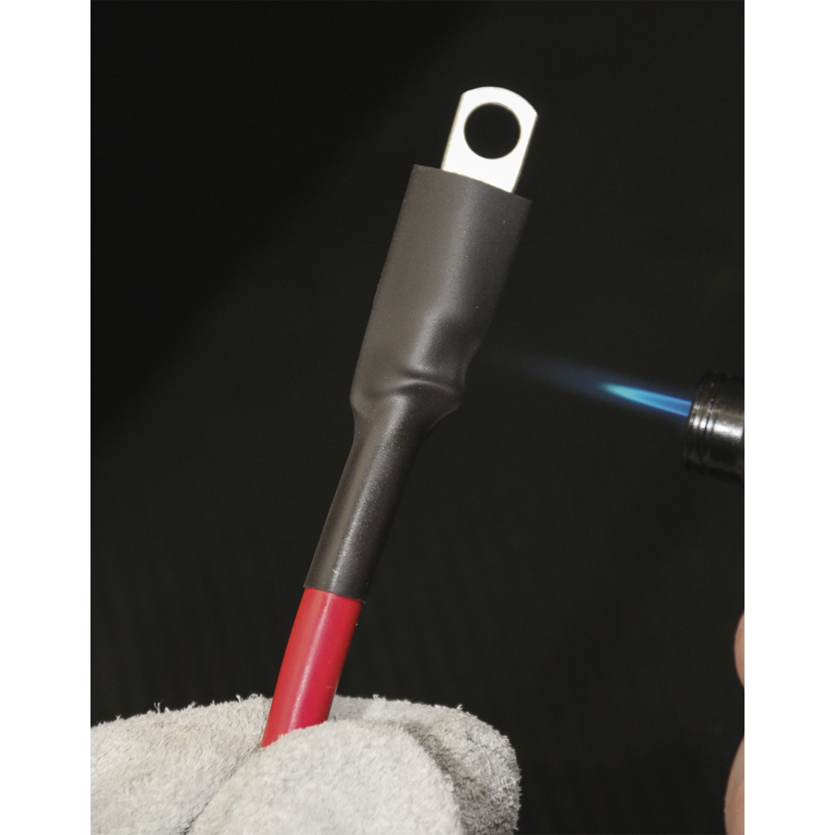 Sealey HST12708 Heat Shrink Tubing 12.7-6.4mm 8m - Black - additional view 2