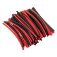 Sealey HST200BR Heat Shrink Tubing 200mm 100pc - Black & Red