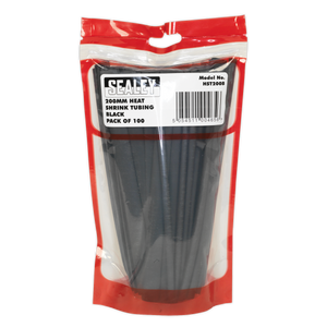 Sealey HST200B Heat Shrink Tubing 200mm 100pc - Black - additional view 2