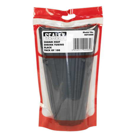 Sealey HST200B Heat Shrink Tubing 200mm 100pc - Black - additional view 2