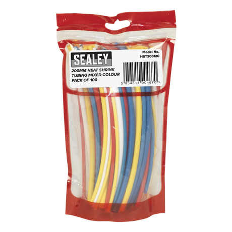 Sealey HST200MC Heat Shrink Tubing 200mm 100pc - Mixed Colours - additional view 2