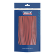 Sealey HST200R Heat Shrink Tubing 200mm 100pc - Red