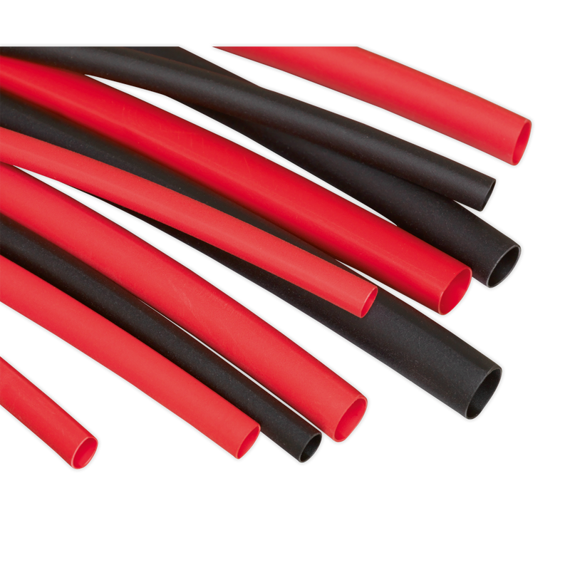 Sealey HST501BR Heat Shrink Tubing Assortment 50 & 100mm 180pc - Black & Red - additional view 2